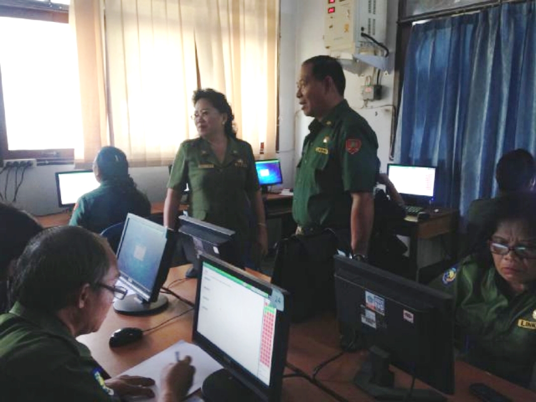 3 TUK Uji Kompetensi Guru Kota Bitung di SMKN 1 Bitung